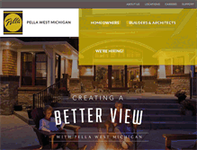 Tablet Screenshot of pellawestmichigan.com